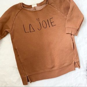 Zara Girls La Joie Brown Sweater